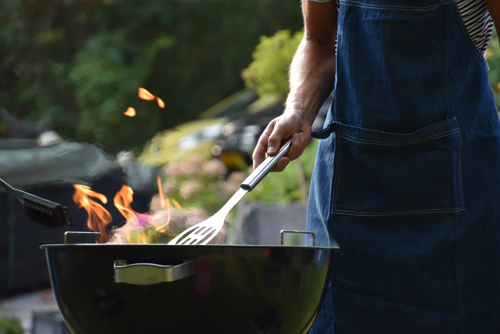 Grillen im Garten