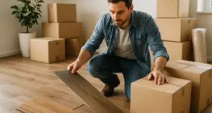 Umzug mit Vinylboden