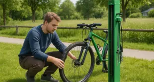Nachhaltige Fahrradstation