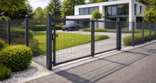 Grundstückssicherung mit Doppelstabmattenzäunen